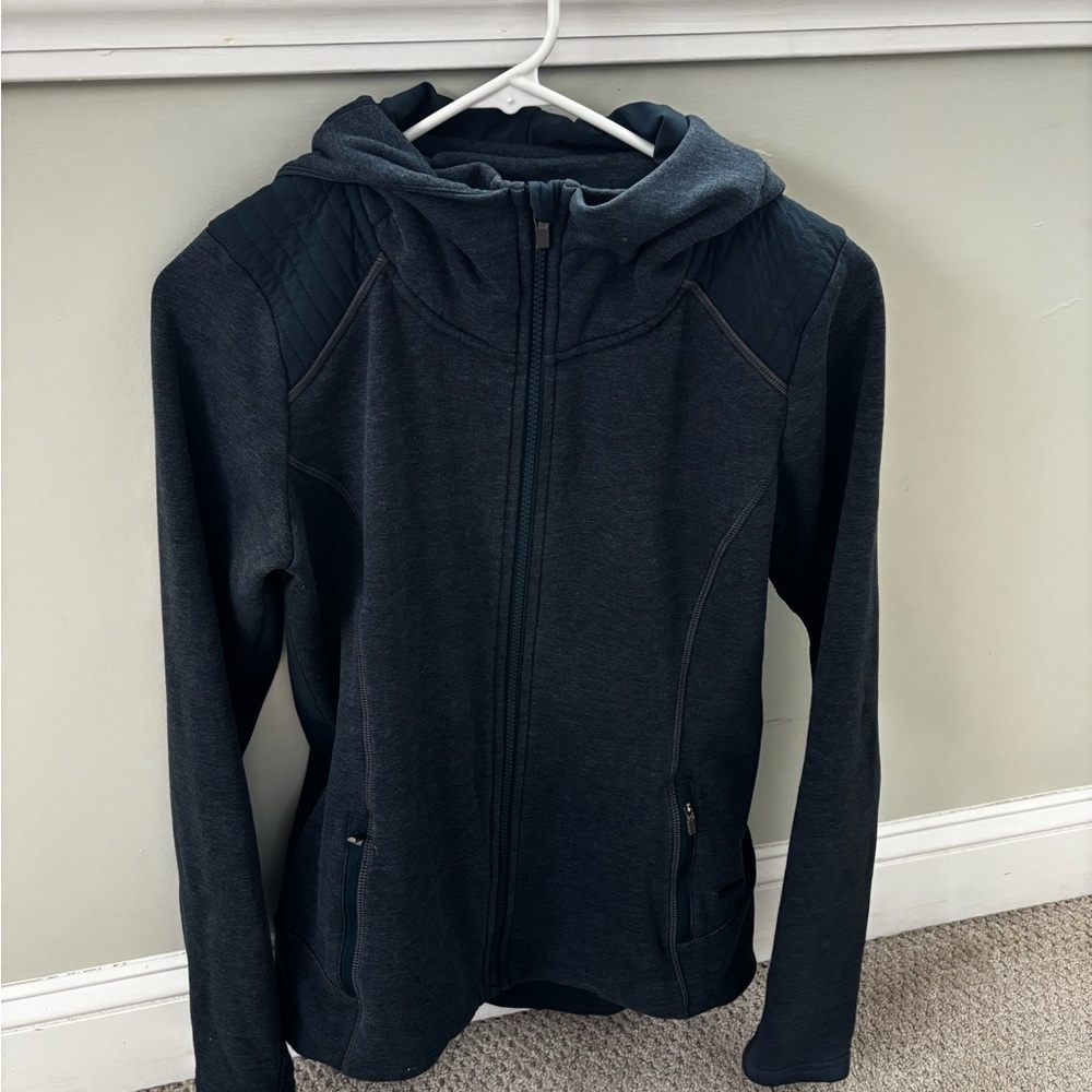 Dark hunter green Athleta zip up hoodie